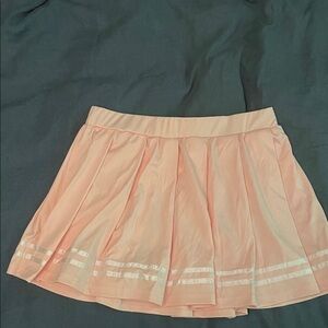 Pink Pleated Skirt